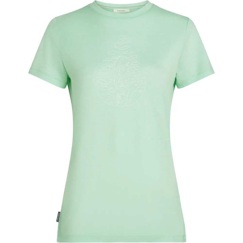 Icebreaker Damen Tech Lite III Hike Path T-Shirt