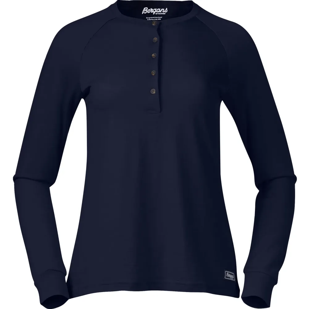 Bergans Damen Lysebu Wool Henley Longsleeve