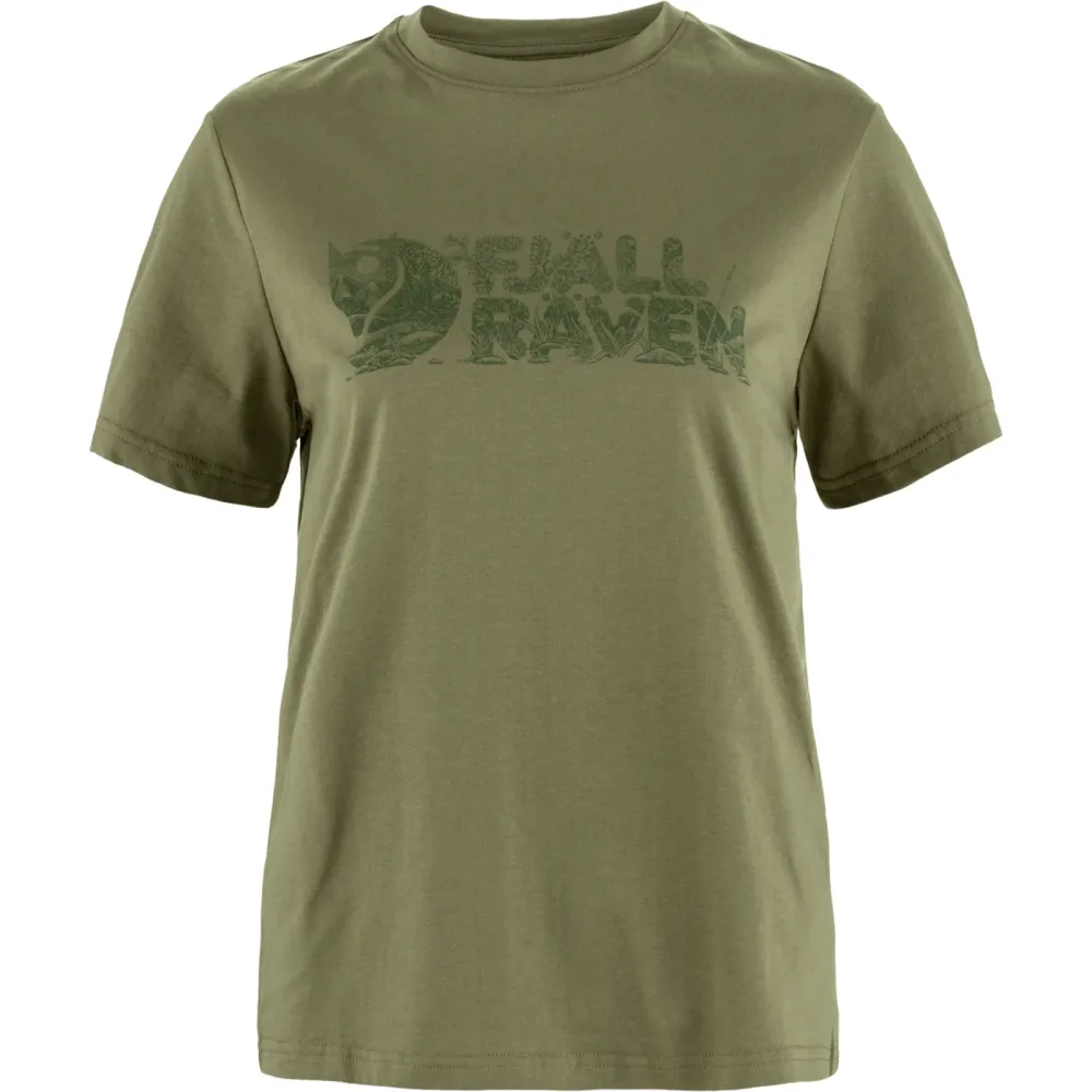 Fjällräven Damen Lush Logo T-Shirt
