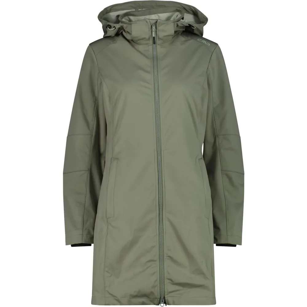 CMP Damen Light Softshell Hoodie Parka