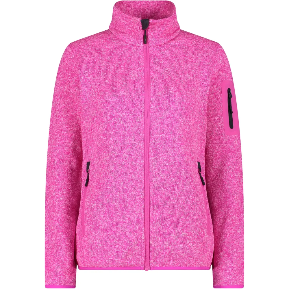 CMP Damen Strick Fleece Jacke