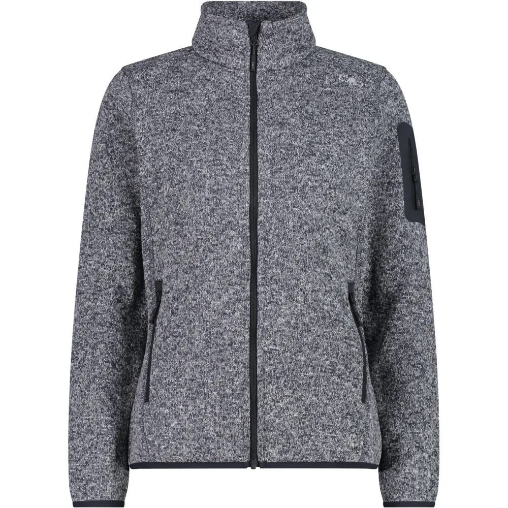 CMP Damen Strick Fleece Jacke