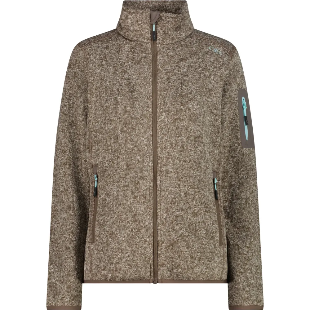 CMP Damen Strick Fleece Jacke