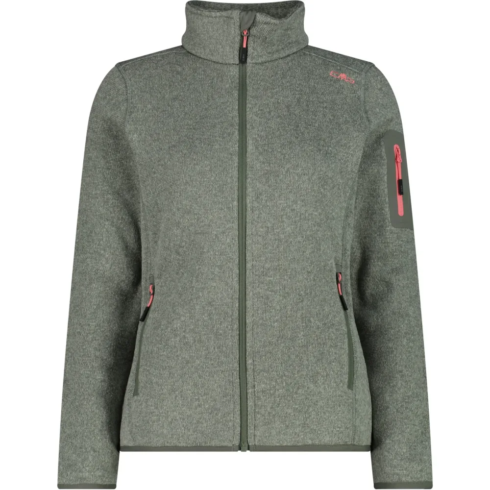 CMP Damen Strick Fleece Jacke