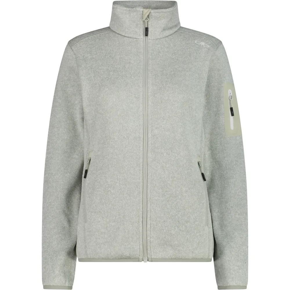 CMP Damen Strick Fleece Jacke