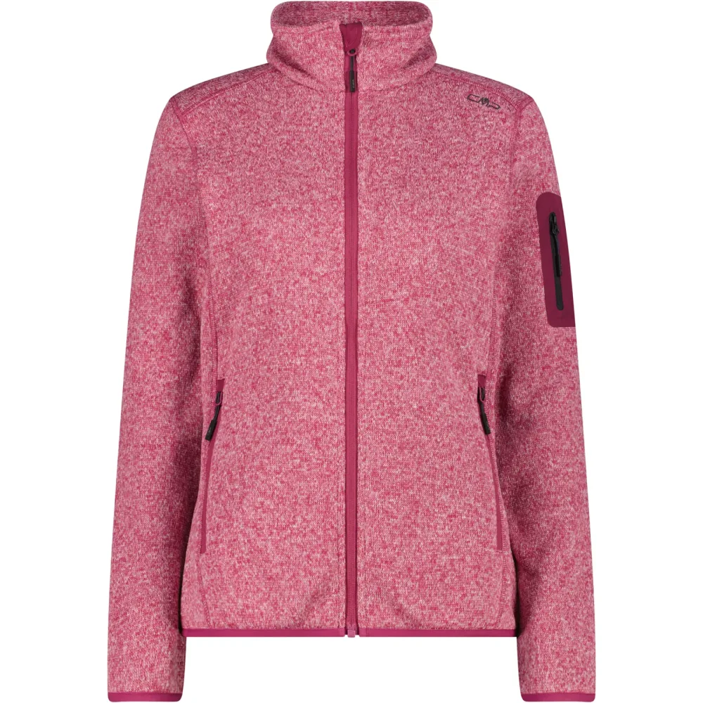 CMP Damen Strick Fleece Jacke