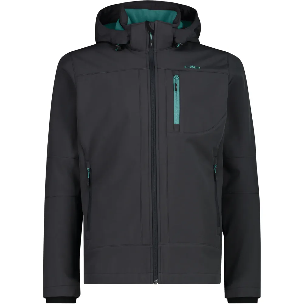 CMP Herren Zip Hoodie Softshell Jacke