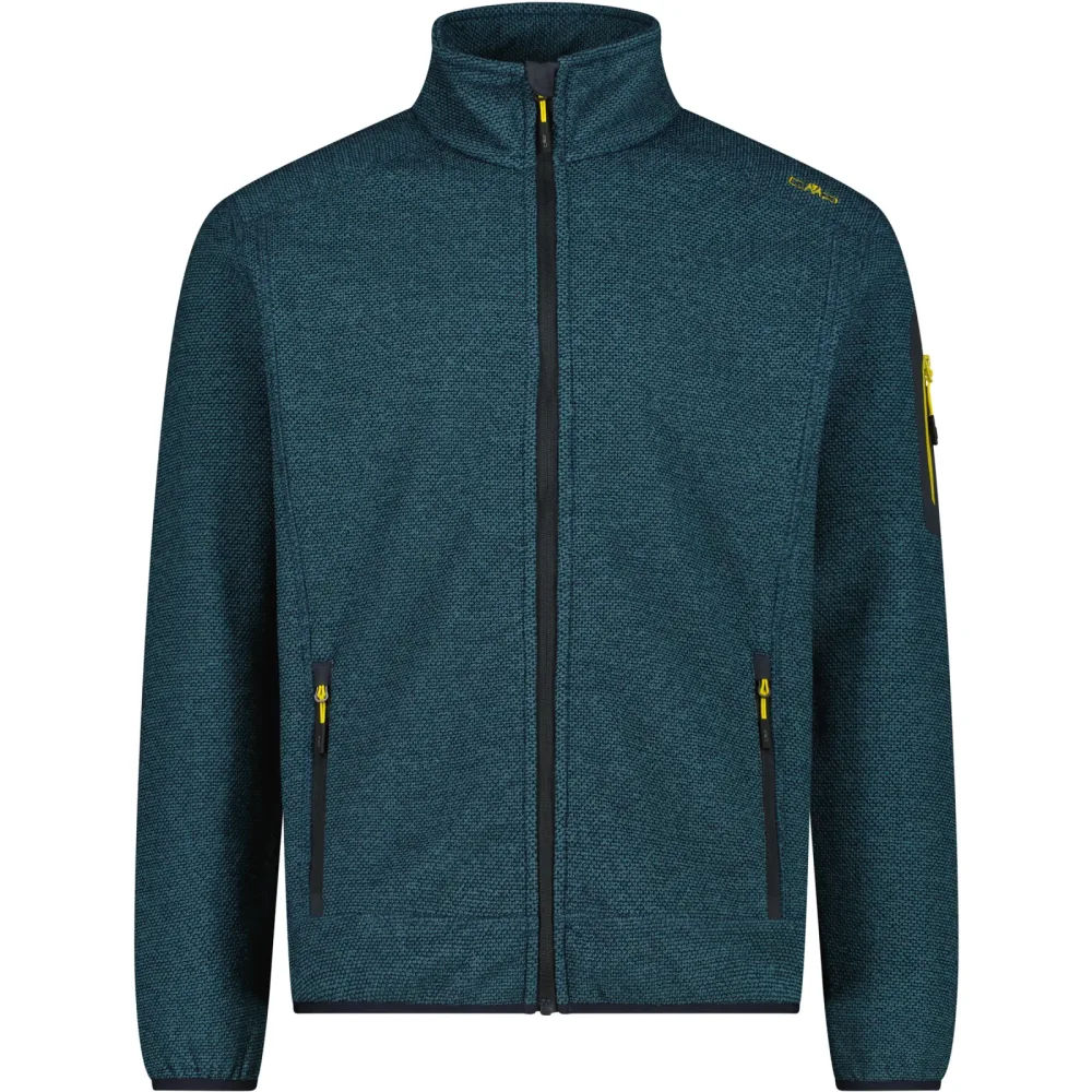 CMP Herren Strick Fleece Jacke