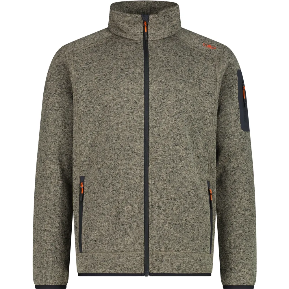 CMP Herren Strick Fleece Jacke
