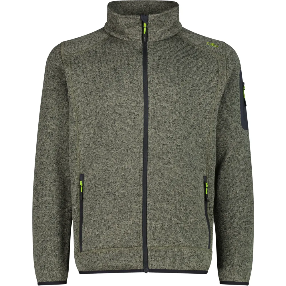 CMP Herren Strick Fleece Jacke