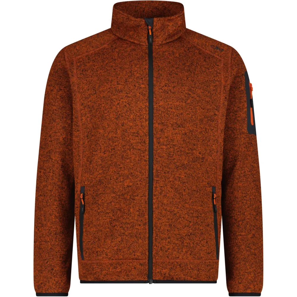 CMP Herren Strick Fleece Jacke
