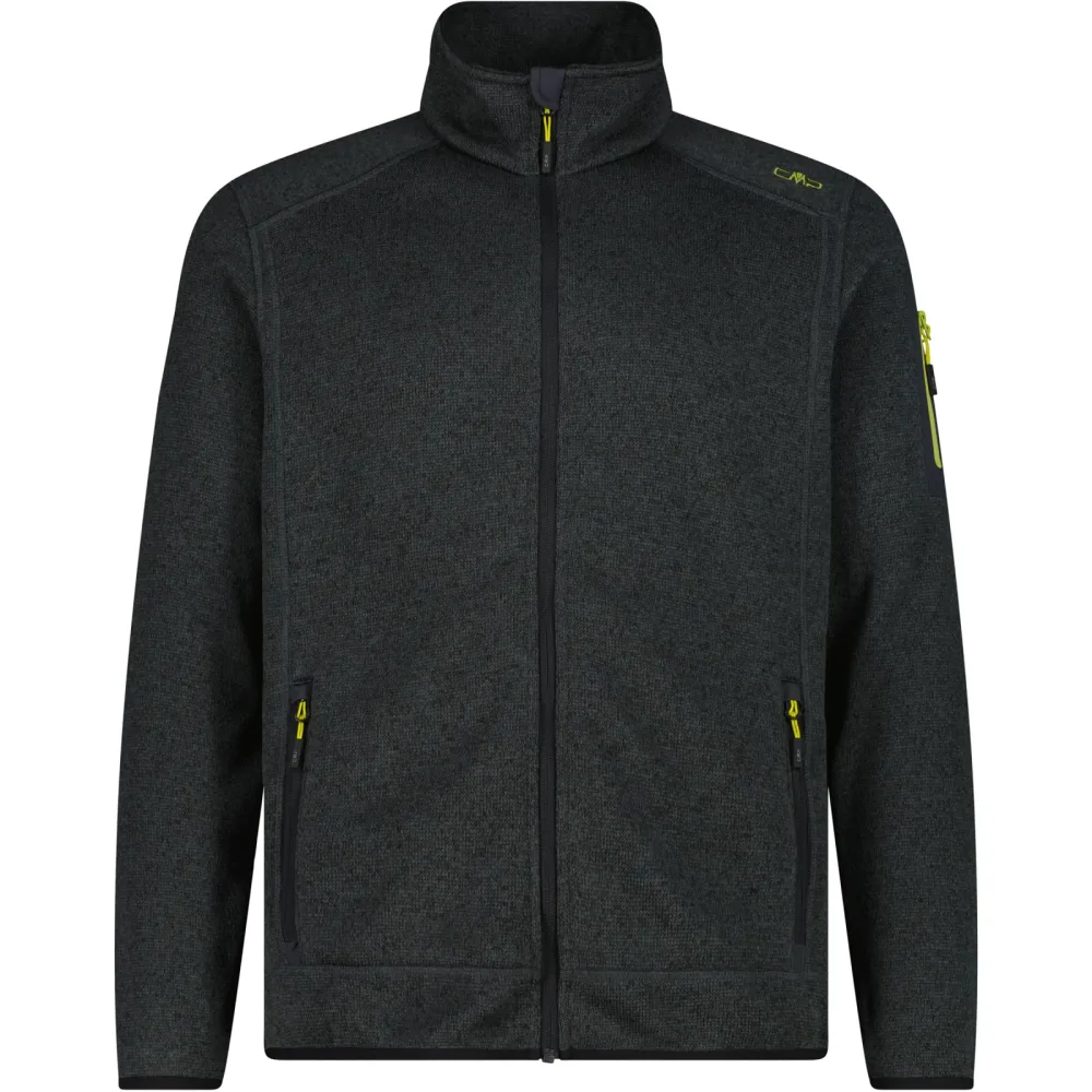 CMP Herren Strick Fleece Jacke