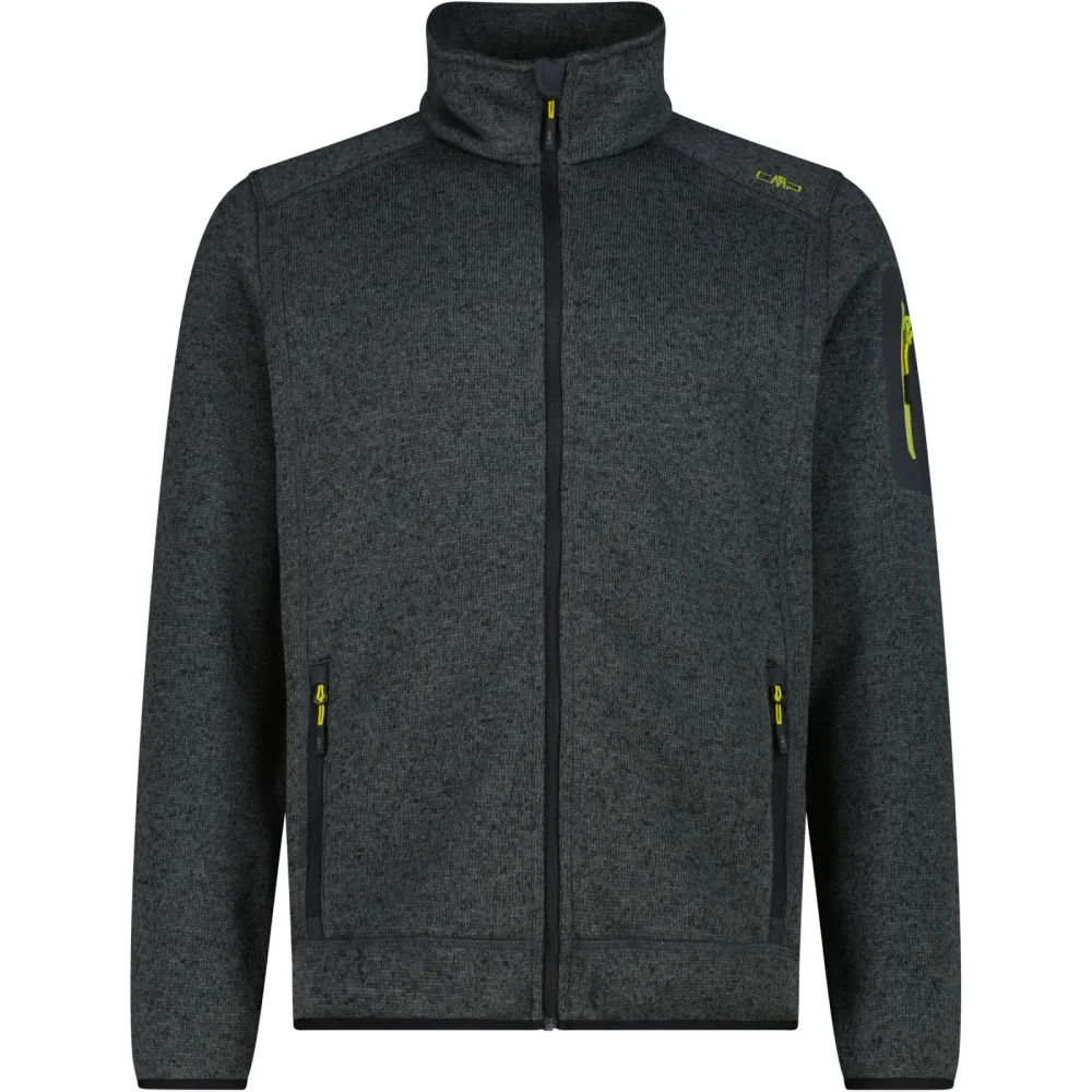 CMP Herren Strick Fleece Jacke