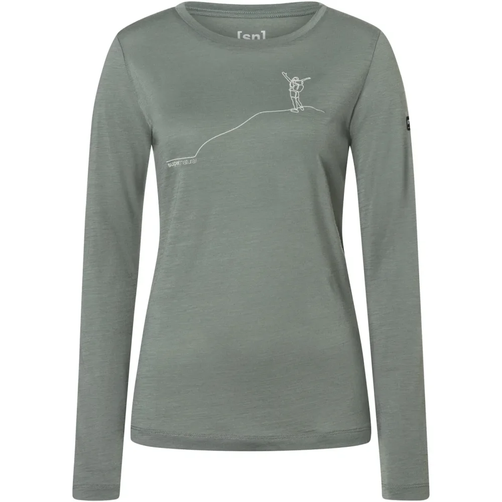 Super.Natural Damen Bergglück Longsleeve