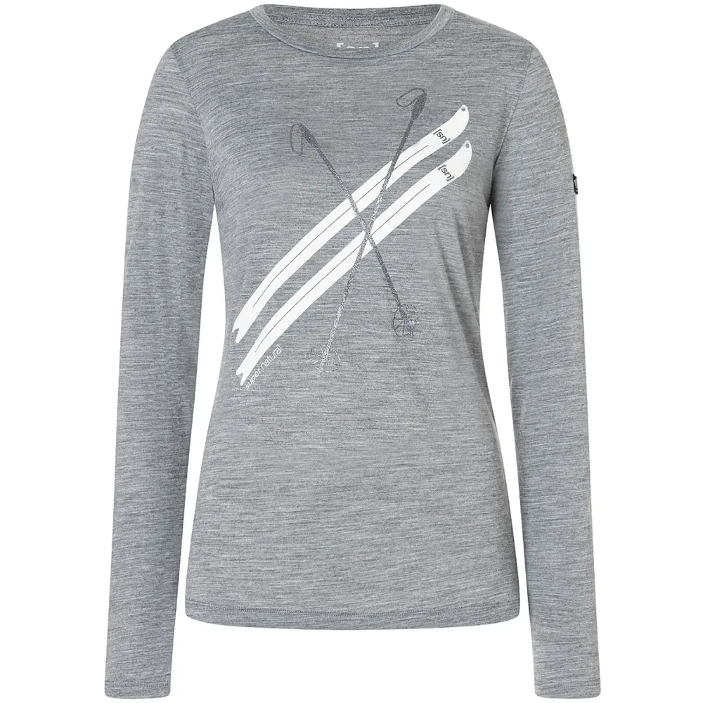 Super.Natural Damen Kryssede Ski Longsleeve