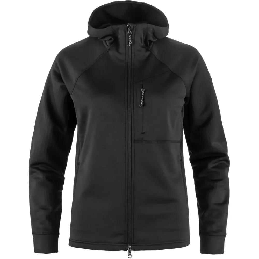Fjällräven Damen Abisko Grid Fleece Hoodie Jacke