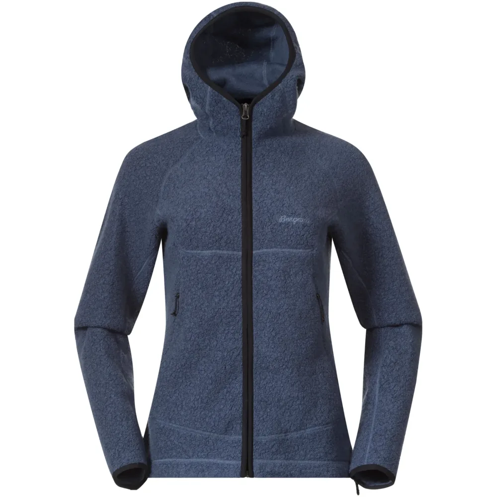 Bergans Damen Vaagaa Merino Terry Hoodie Jacke