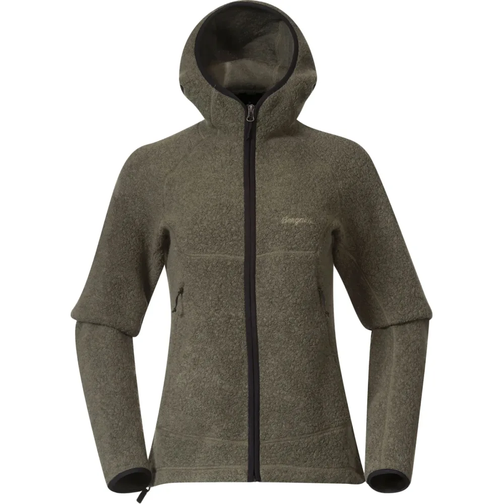 Bergans Damen Vaagaa Merino Terry Hoodie Jacke