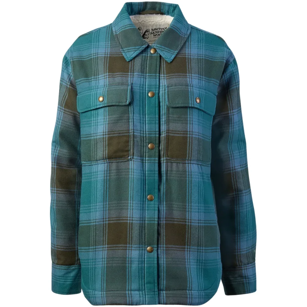 Marmot Damen Ridgefield Sherpa Flannel Jacke