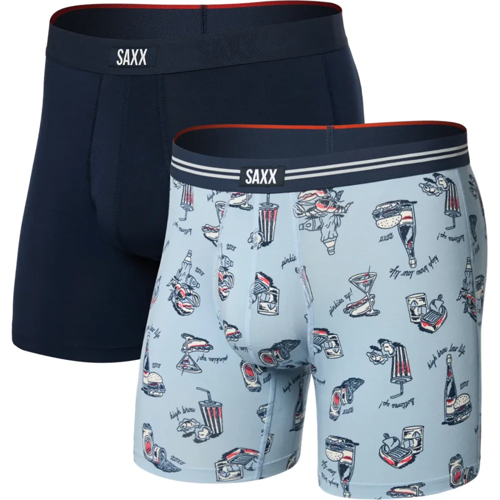 Saxx Underwear Herren Vibe Xtra Fly 2er Pack Boxer