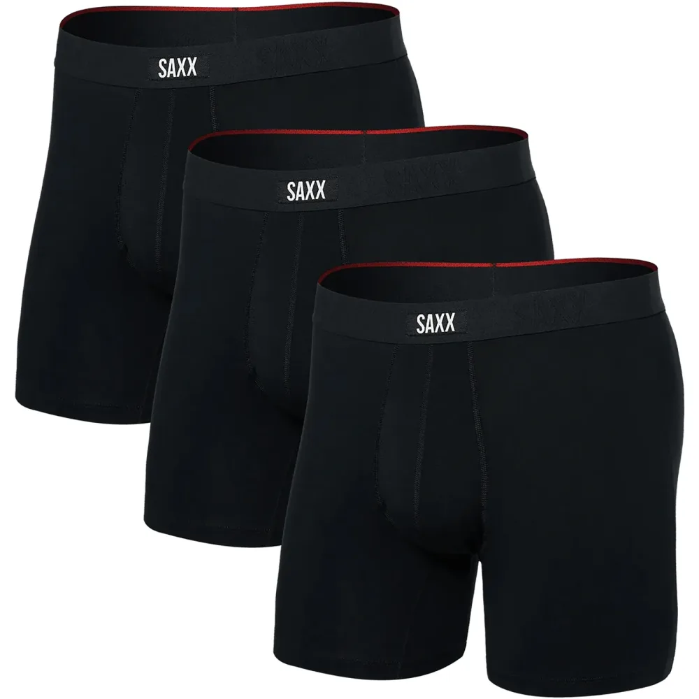 Saxx Underwear Herren Vibe Xtra Fly 3er Pack Boxer