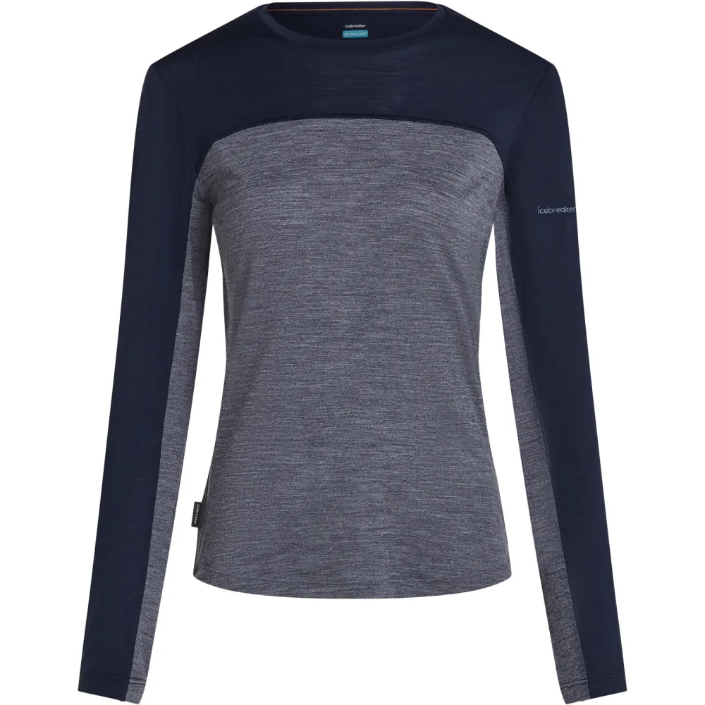Icebreaker Damen 125 Cool-Lite Sphere Colour Black Longsleeve