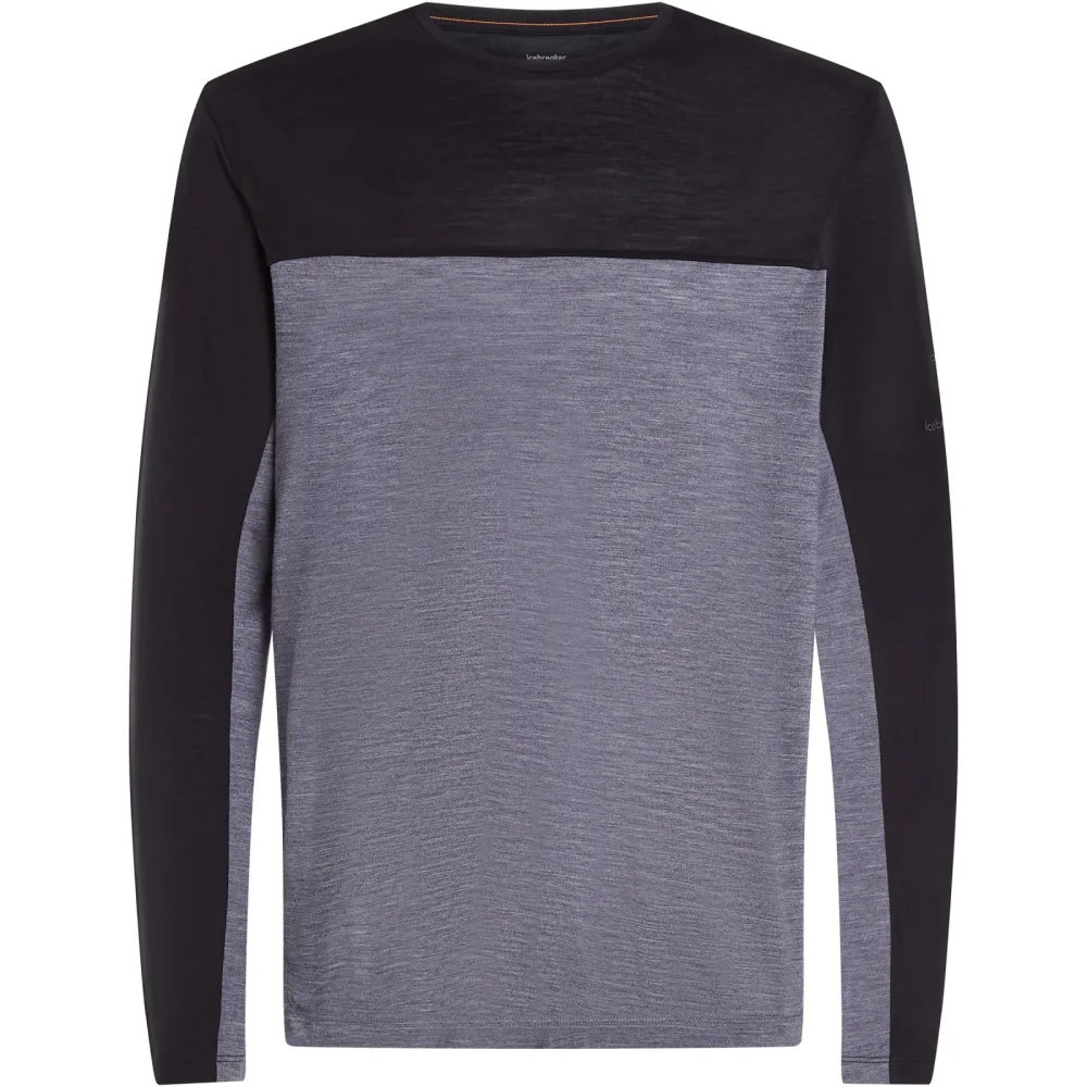 Icebreaker Herren 125 Cool-Lite Sphere Colour Black Longsleeve
