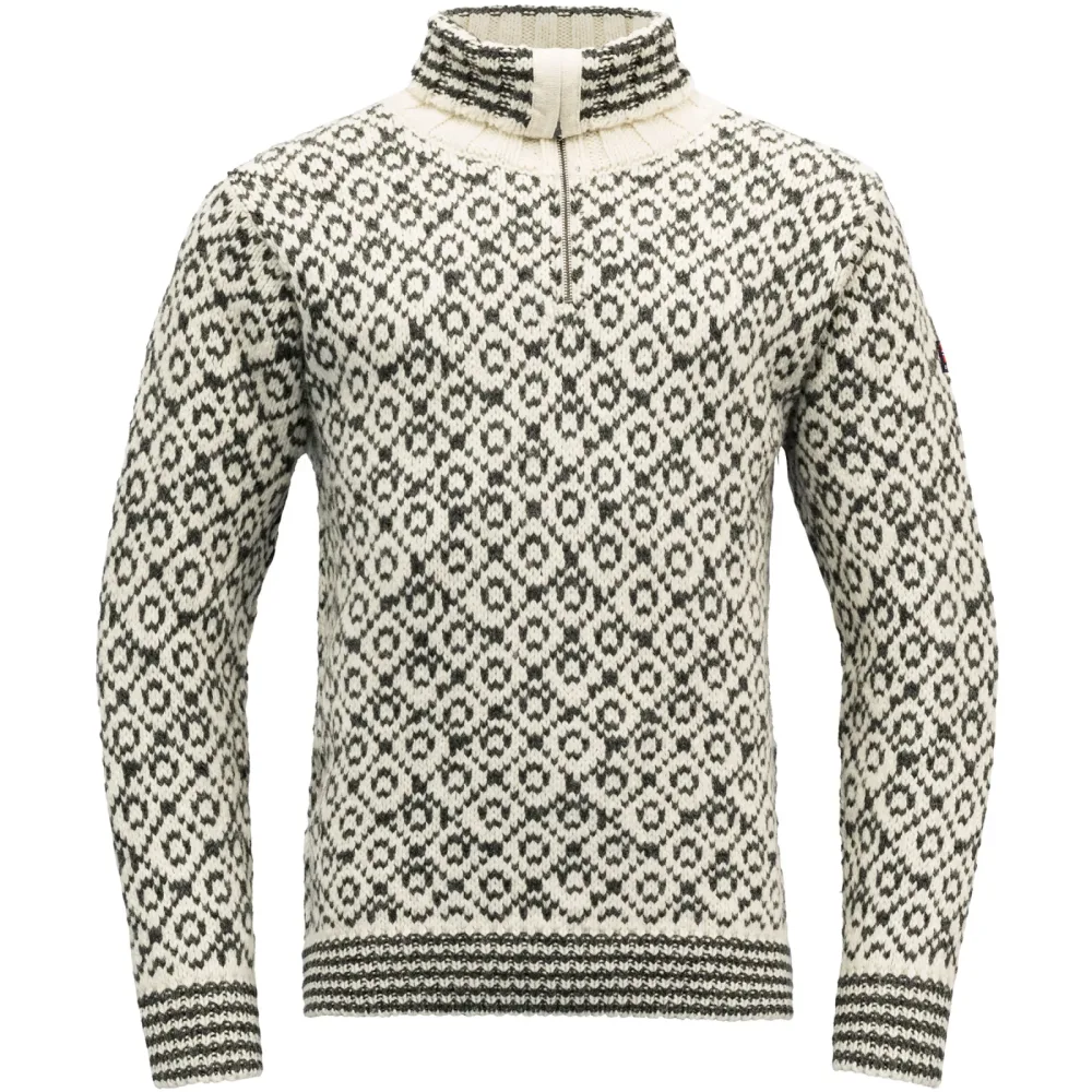 Devold Svalbard Wool Zip Neck Pullover