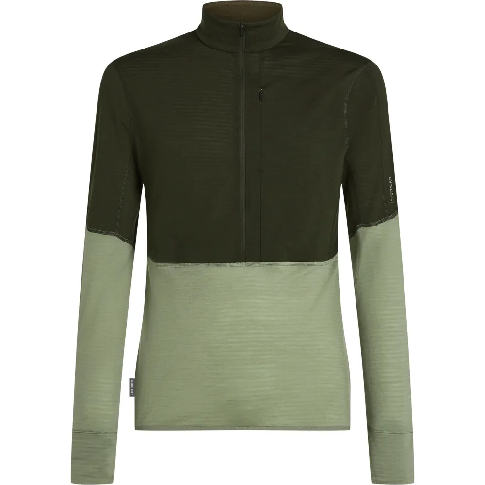 Icebreaker Herren 200 Realfleece Descender Half Zip Longsleeve