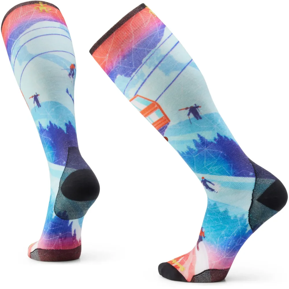 Smartwool Herren Ski Zero Ski Day Print OTC Socken