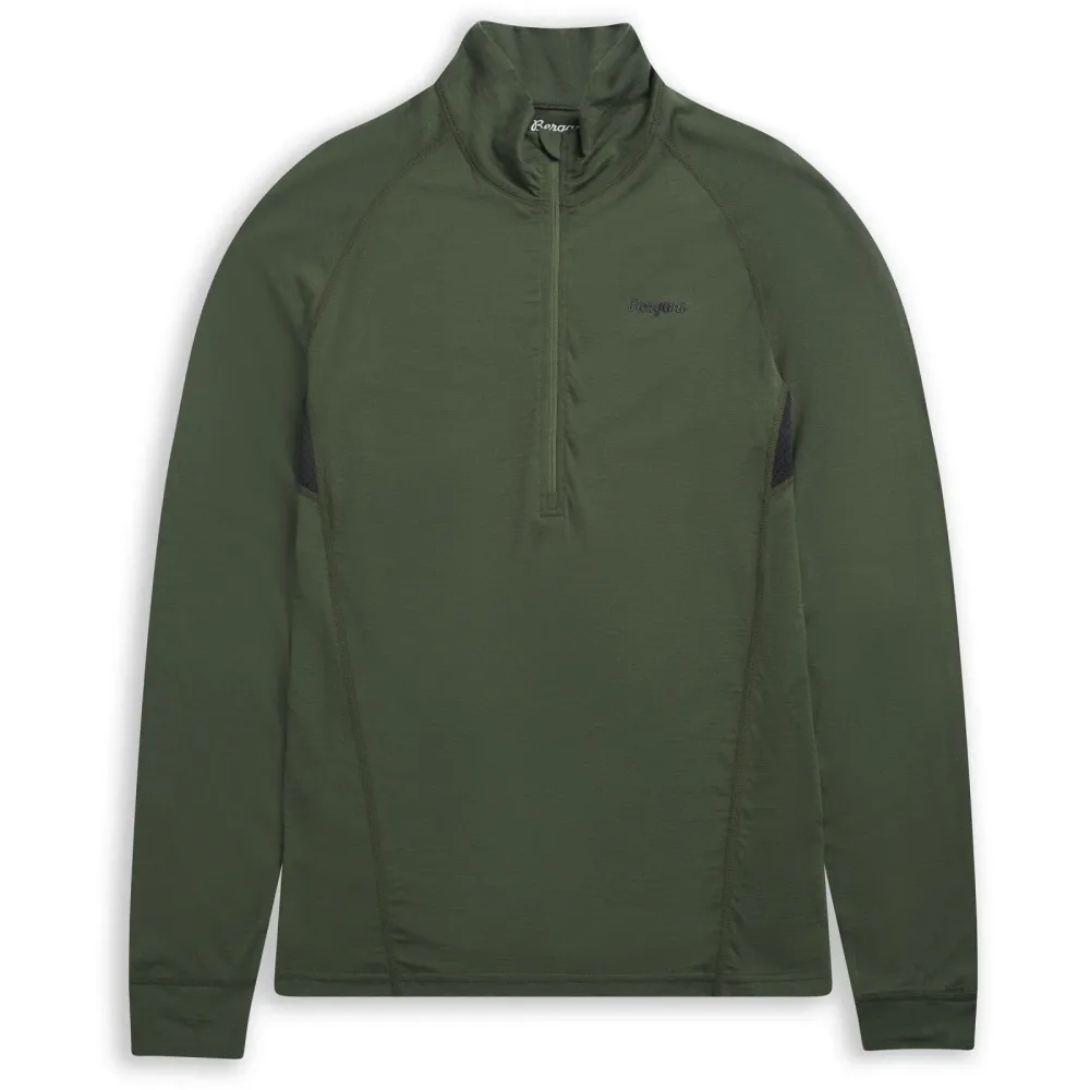 Bergans Herren Inner:Pure Merino Half Zip Longsleeve