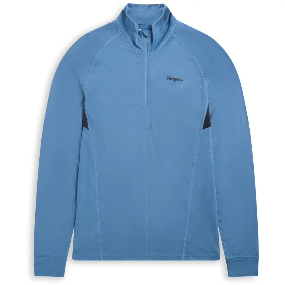 Bergans Herren Inner:Pure Merino Half Zip Longsleeve