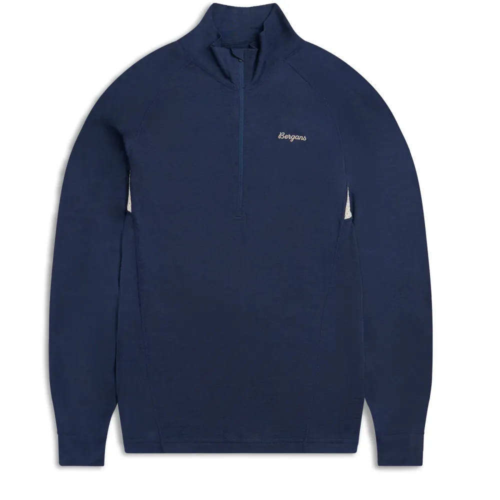 Bergans Herren Inner:Pure Merino Half Zip Longsleeve