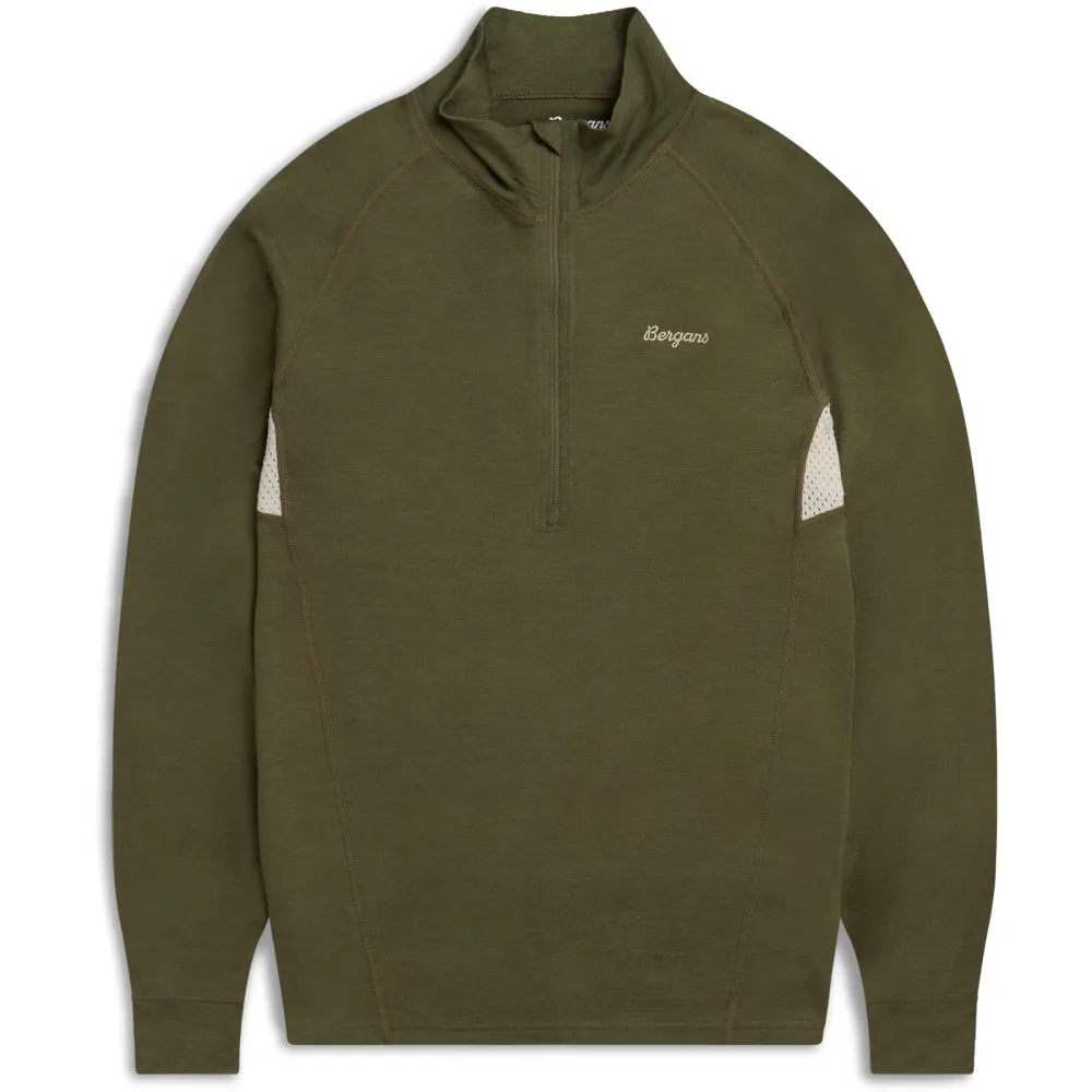Bergans Herren Inner:Pure Merino Half Zip Longsleeve