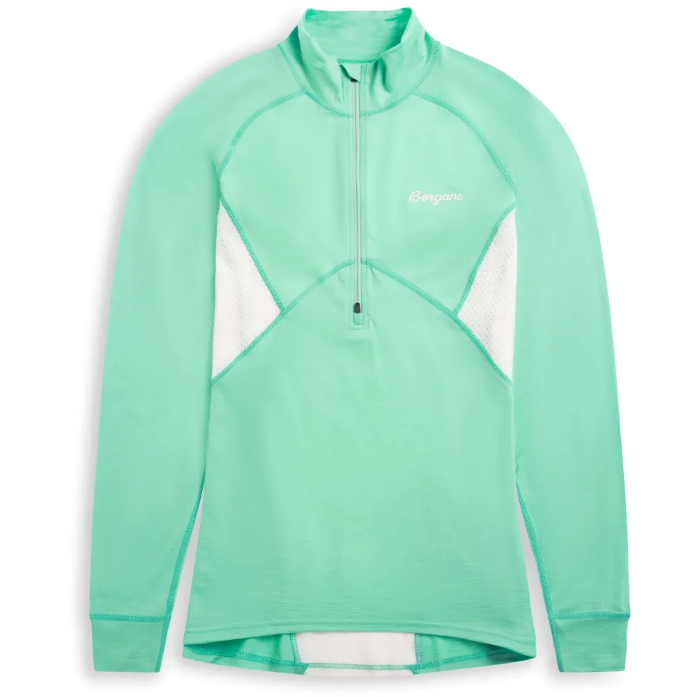 Bergans Damen Inner:Pure Merino Half Zip Longsleeve