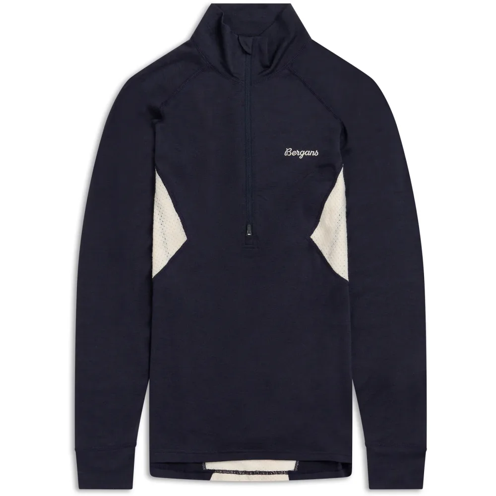 Bergans Damen Inner:Pure Merino Half Zip Longsleeve