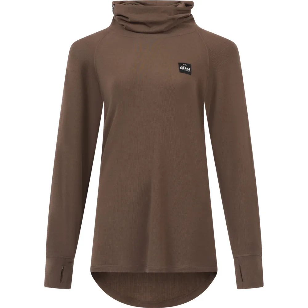 Eivy Damen Icecold Wool Gaiter Rib Longsleeve