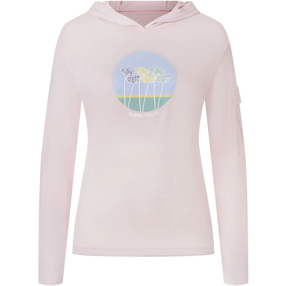 Super.Natural Damen Tulips Light P Hoodie