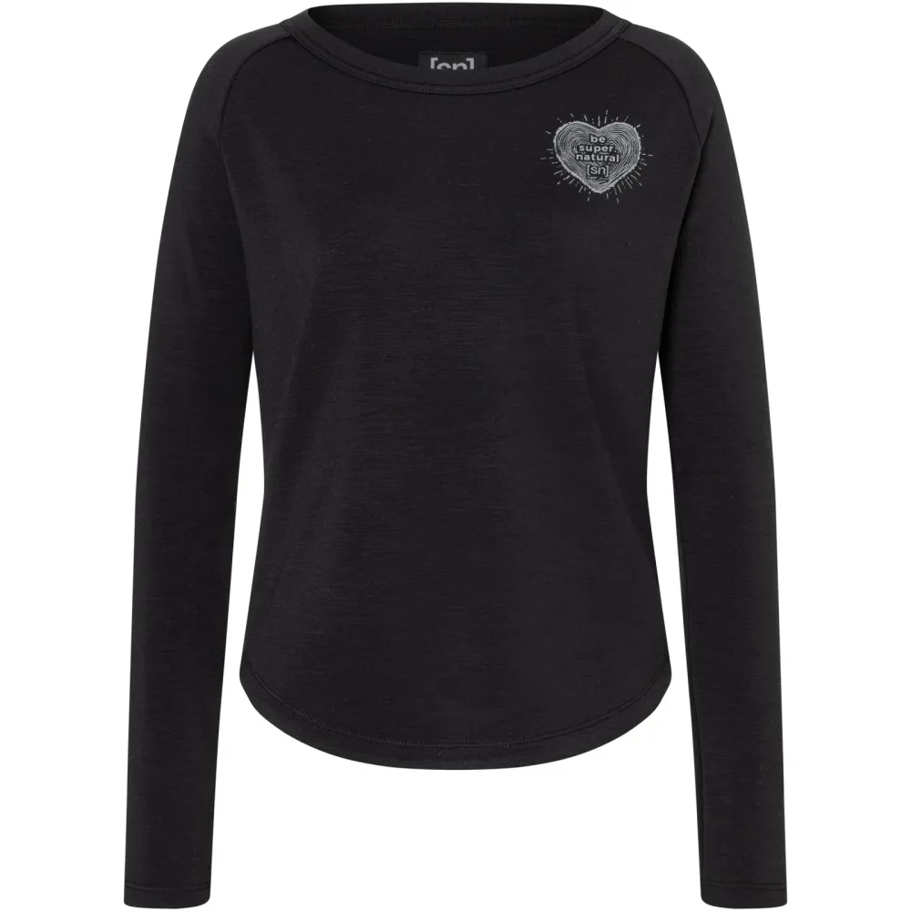 Super.Natural Damen Little Heartwood Crew Pullover