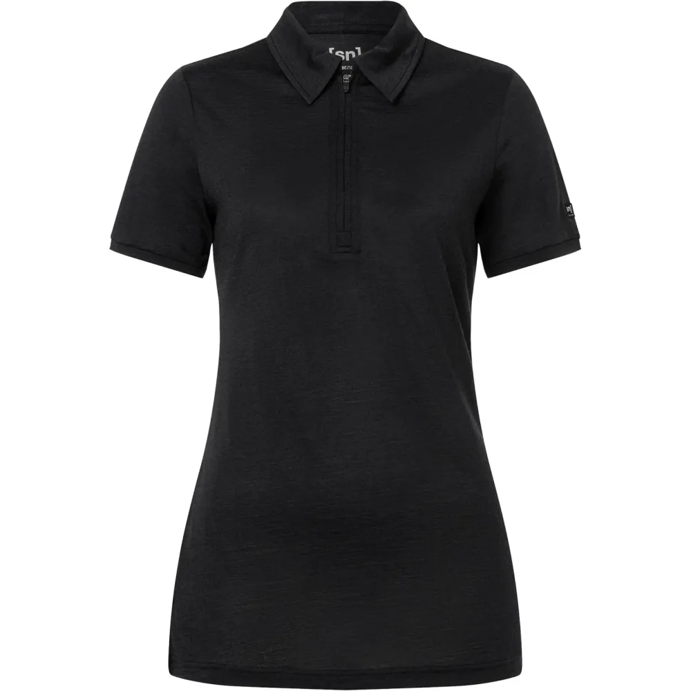 Super.Natural Damen Zip Polo T-Shirt