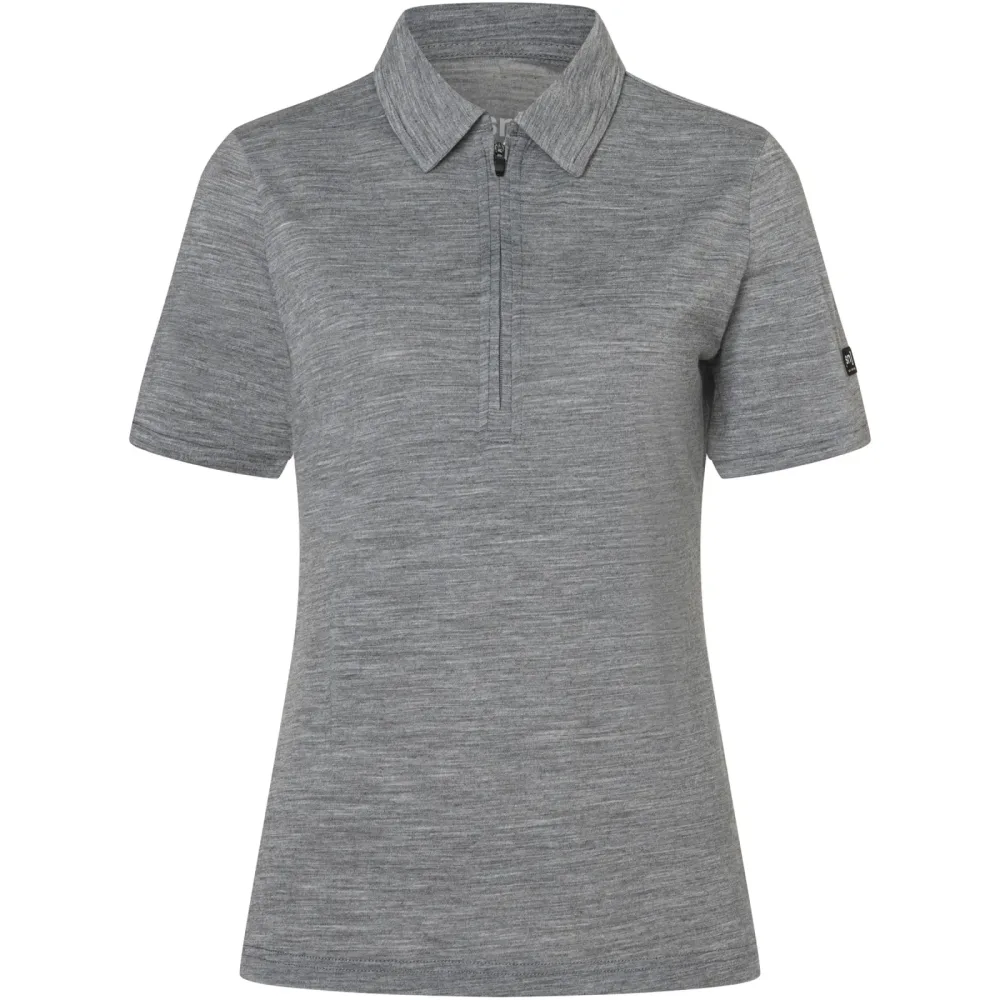 Super.Natural Damen Zip Polo T-Shirt