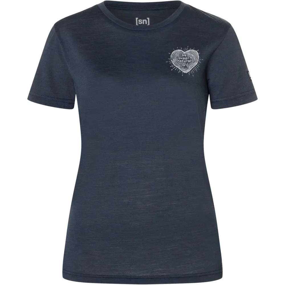 Super.Natural Damen Little Heartwood T-Shirt