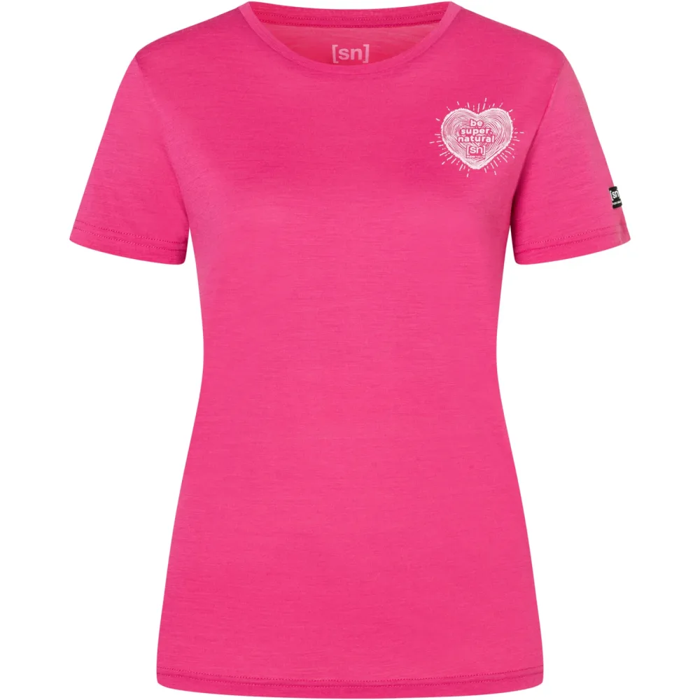Super.Natural Damen Little Heartwood T-Shirt