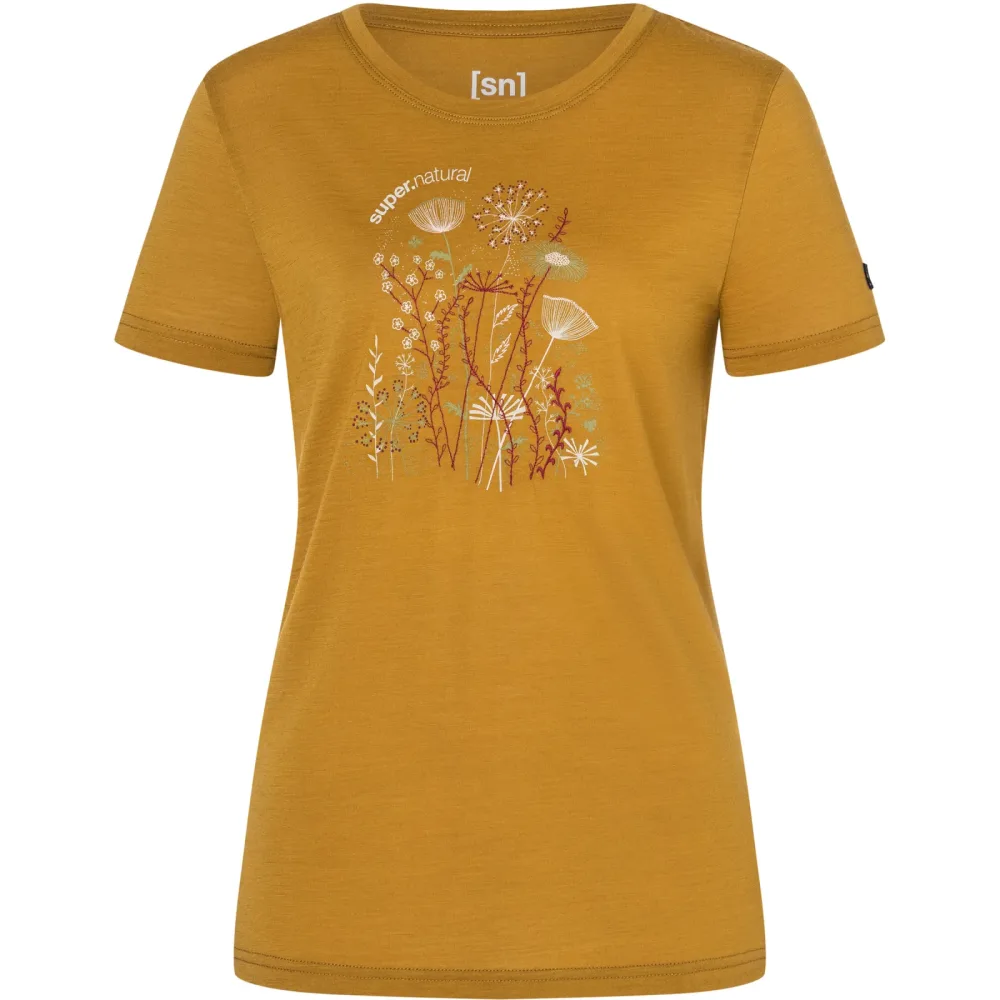 Super.Natural Damen Rock Flowers T-Shirt