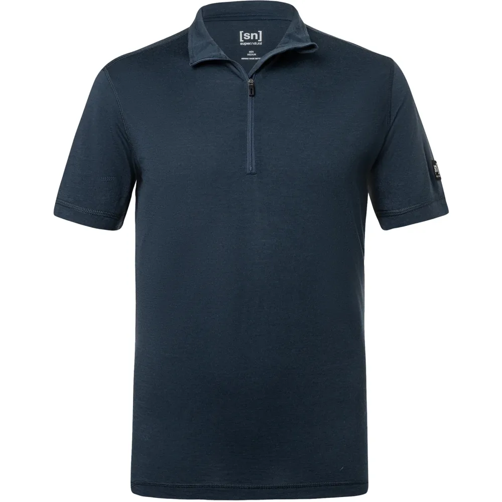 Super.Natural Herren Tundra175 Zip 1/4 T-Shirt