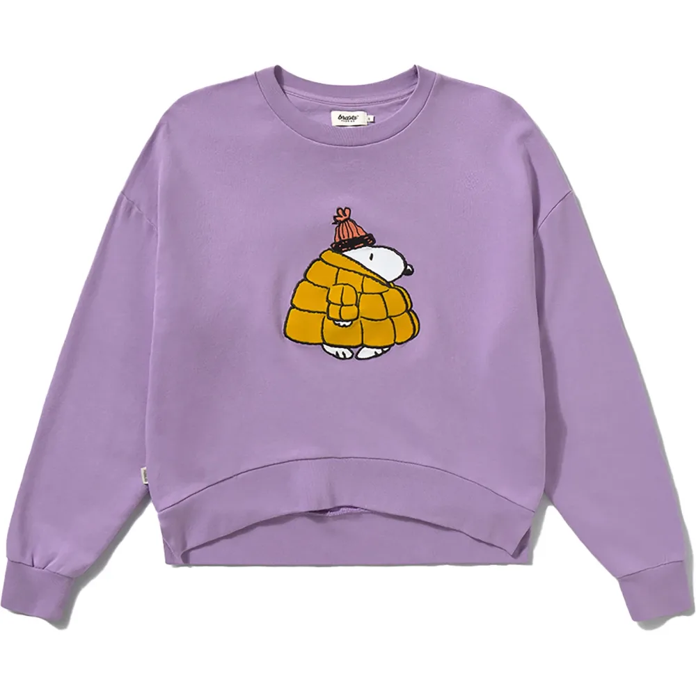 Brava Fabrics Damen Peanuts Snow Pullover
