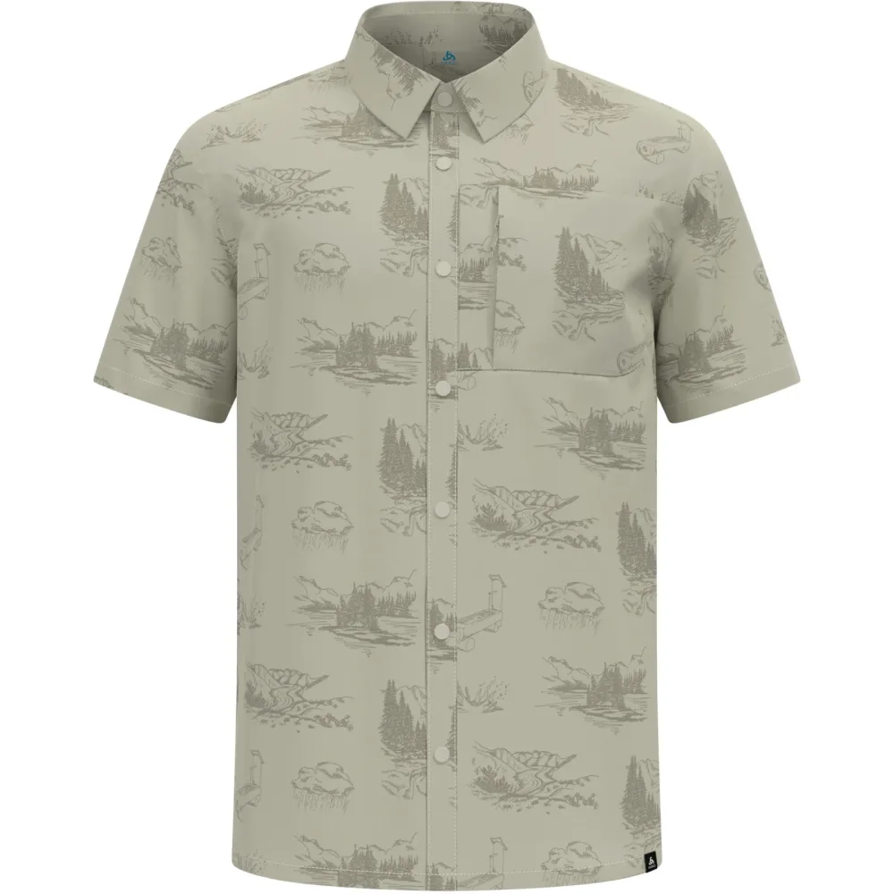 Odlo Herren Essential Print Hemd