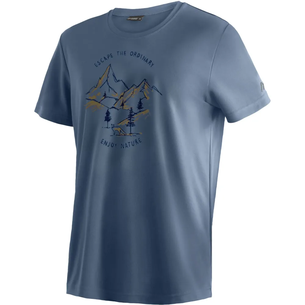 Maier Sports Herren Dieter Print T-Shirt
