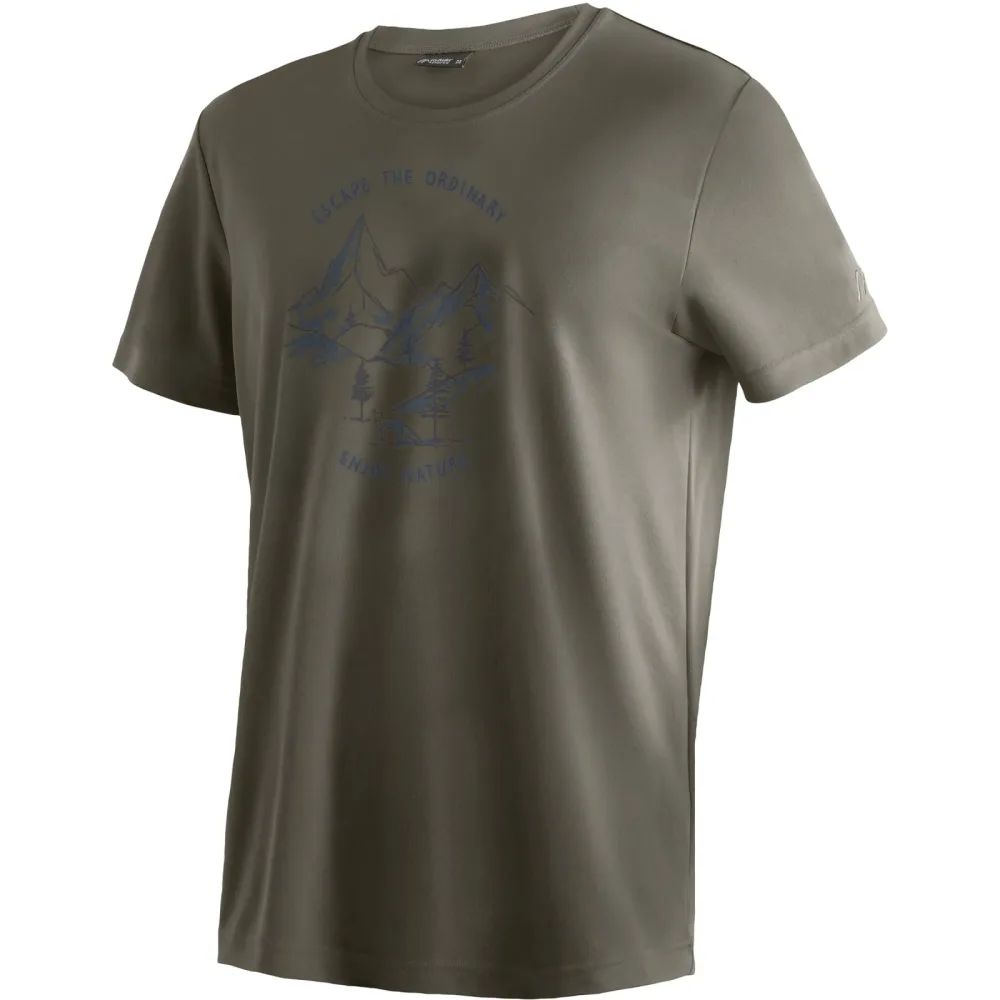 Maier Sports Herren Dieter Print T-Shirt