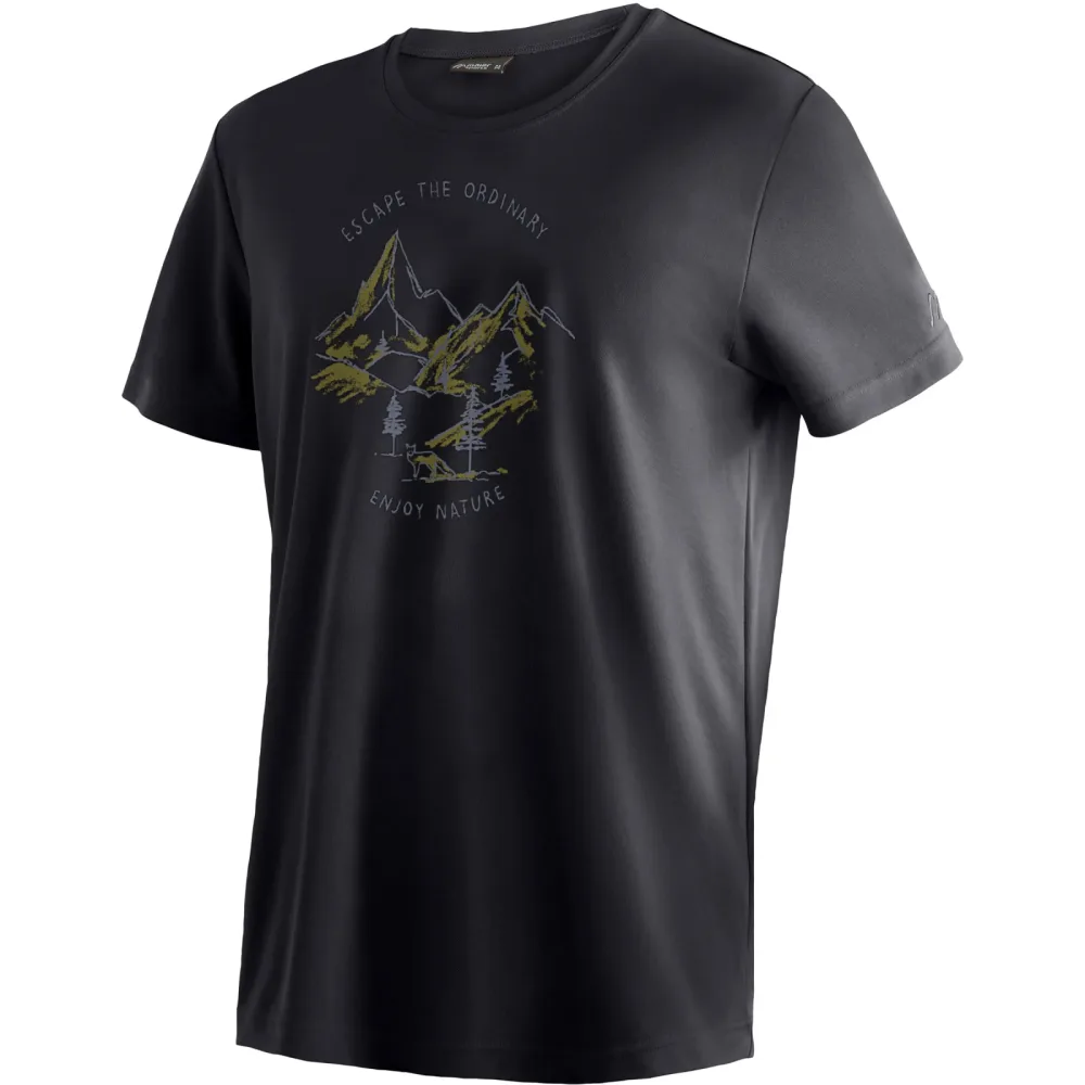Maier Sports Herren Dieter Print T-Shirt